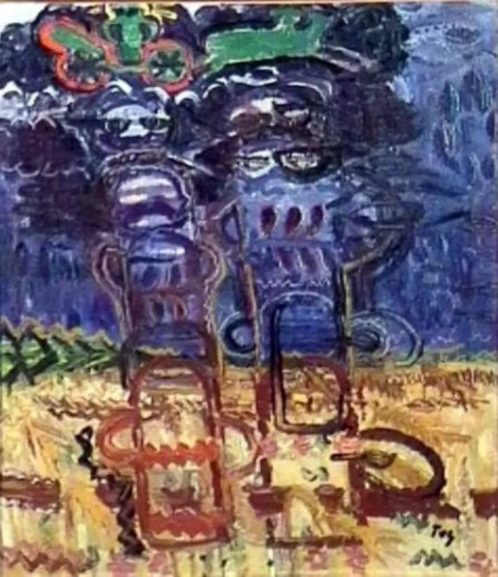 Sfântul Ilie, by Ion Țuculescu, 1946