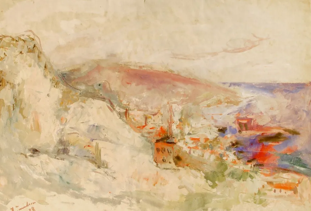 Țărm înalt la Balcic, by Ion Țuculescu, unspecified