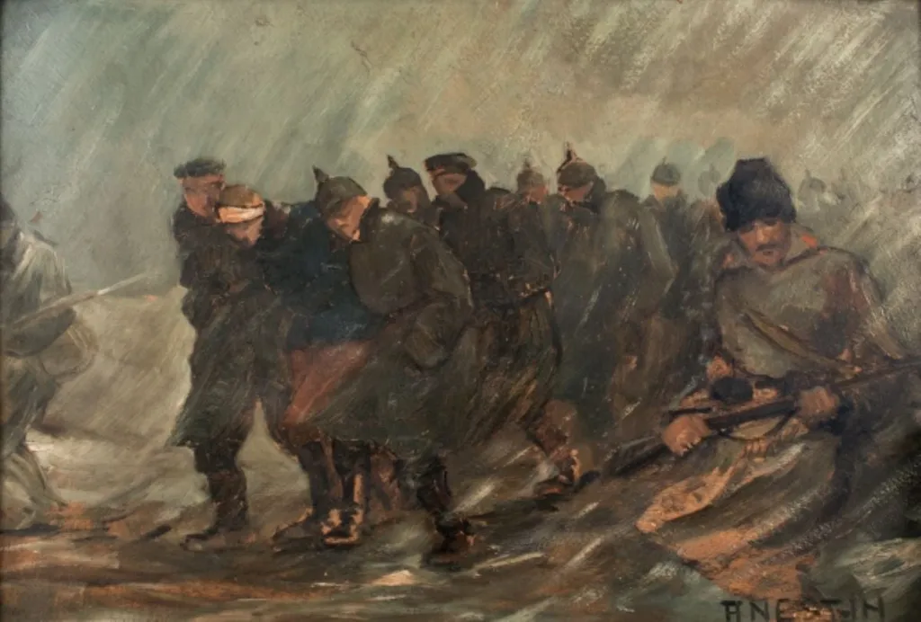 Convoi de prizonieri, by Ion Valentin Anestin, unspecified