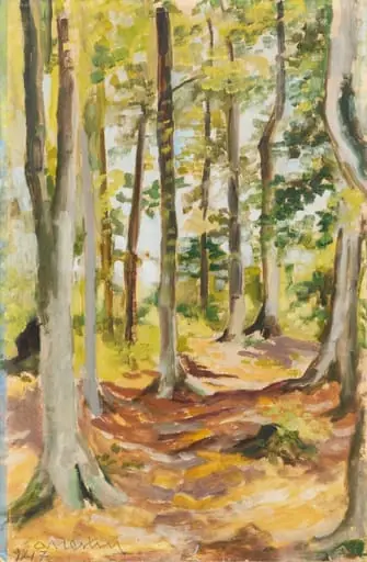 Peisaj de pădure, by Ion Valentin Anestin