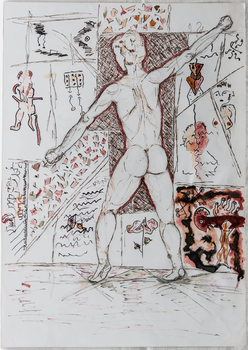 Personaj lucrând, by Ionuț Cătălin Florea, 1950