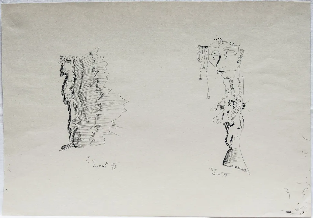 stânga: Compoziție XII, by Ionuț Cătălin Florea, 1950
