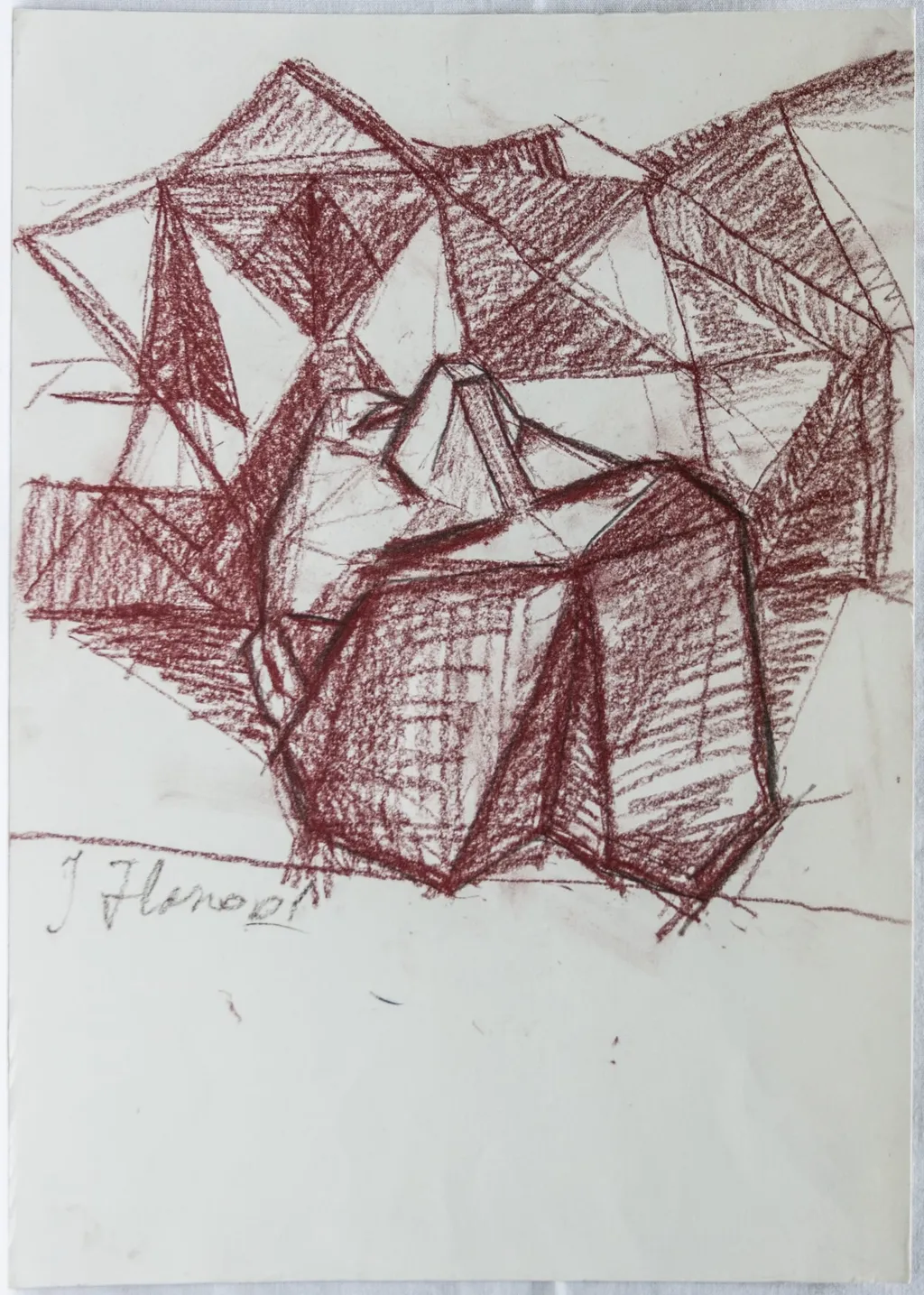Tors geometrizat în racursiu, by Ionuț Cătălin Florea, 1950
