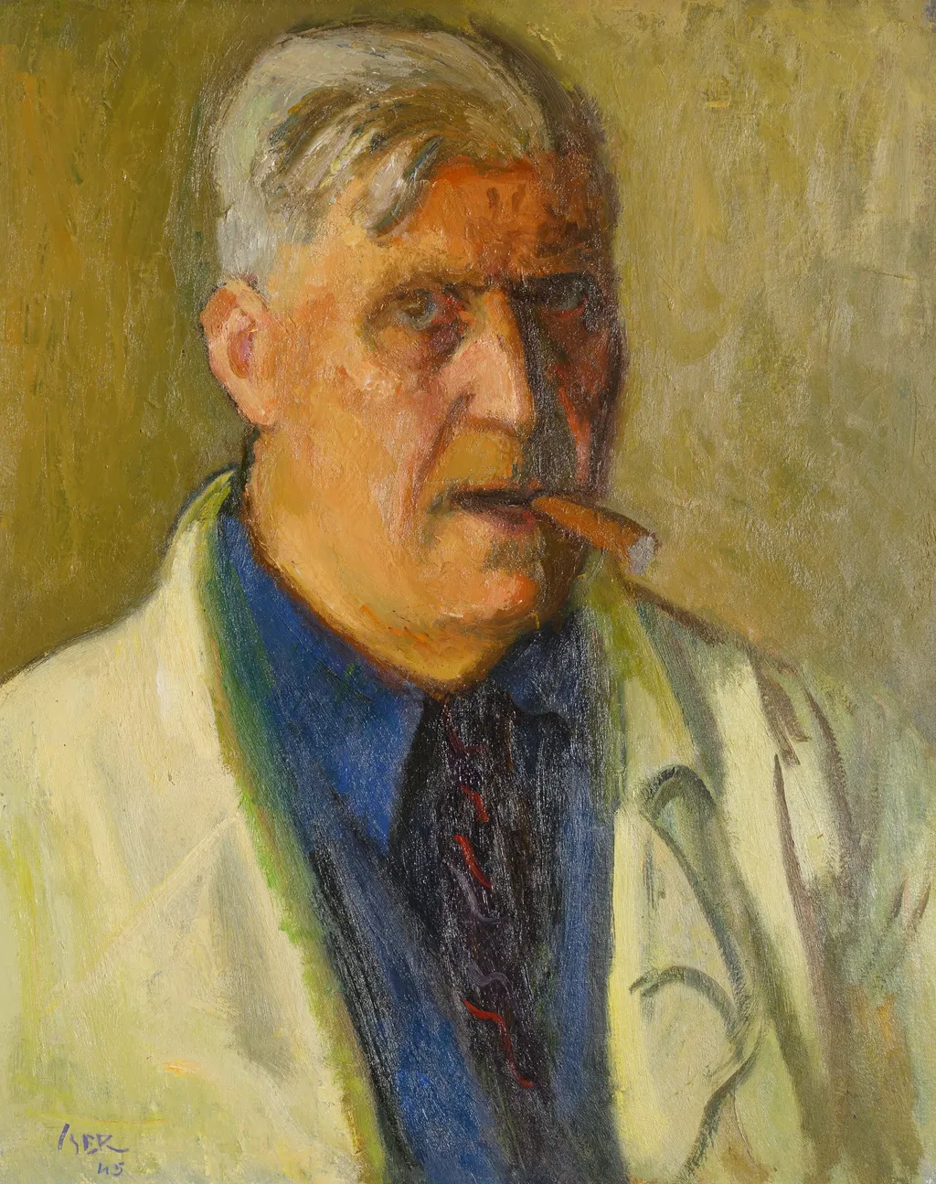 Autoportret, by Iosif Iser, 1945