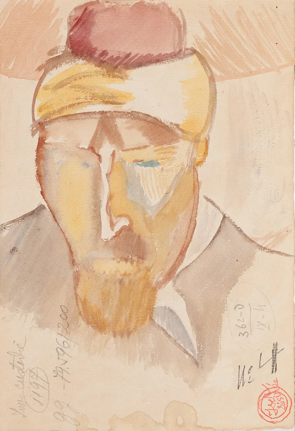 Compoziție cu personaje orientale, by Iosif Iser, unspecified, 1922