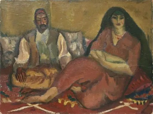 Compoziție cu tătari, by Iosif Iser