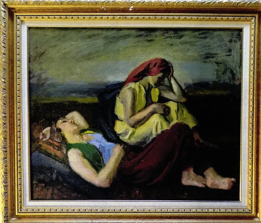 Două fete odalisce, by Iosif Iser, 1943