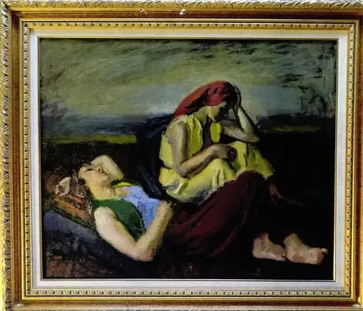 Două fete odalisce, by Iosif Iser