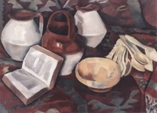 Natură statică cu ulcele, by Iosif Iser, 1929