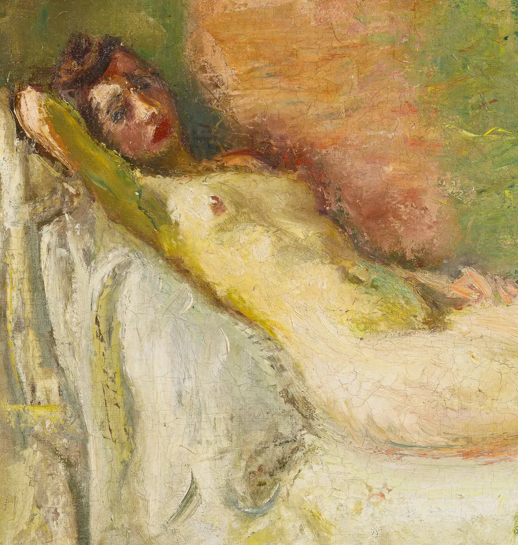 Nud culcat, by Iosif Iser, 1941