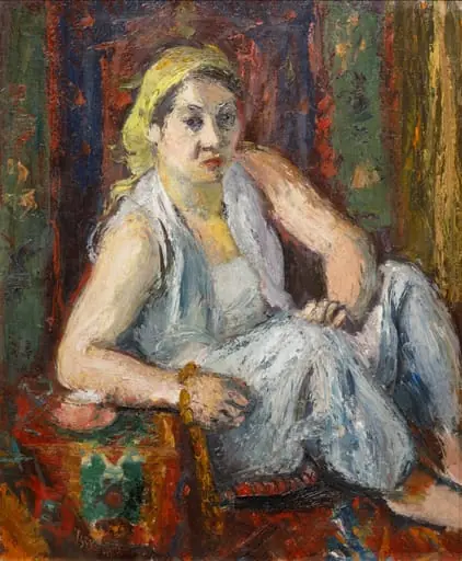 Odaliscă în gri - Mariana, by Iosif Iser