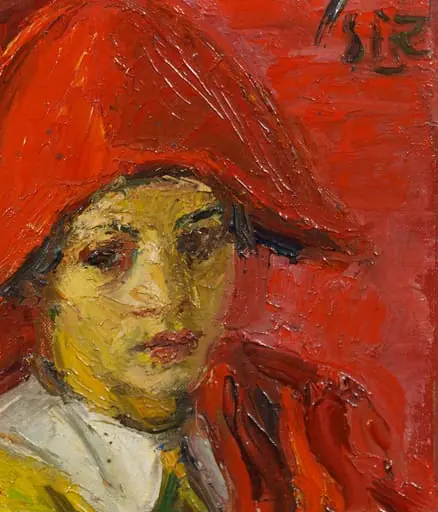 Paulina în costum de arlechin, by Iosif Iser