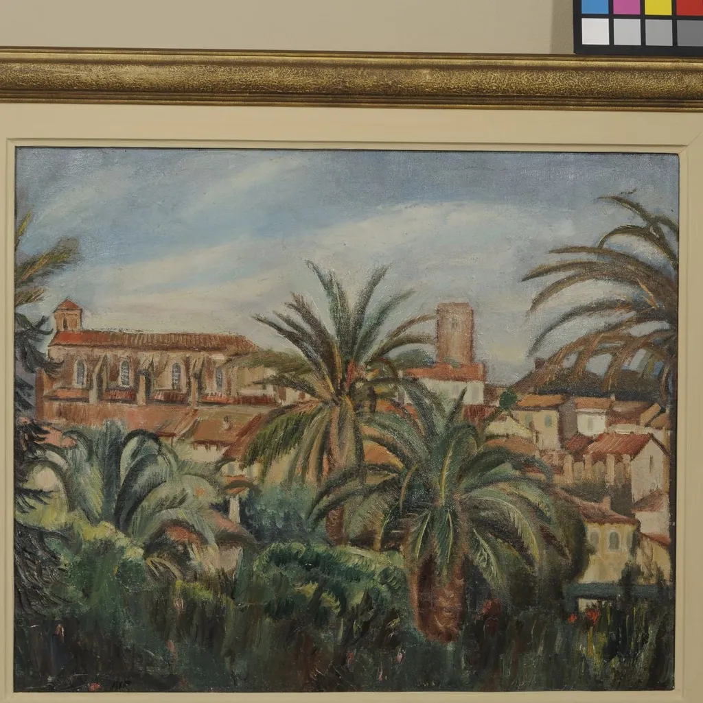 Peisaj exotic. Vedere din Cannes, by Iosif Iser, 1922