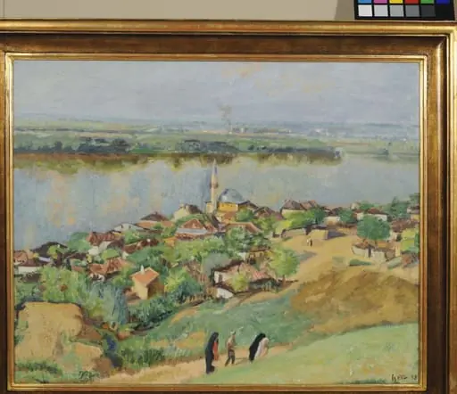 Peisaj la Turtucaia, by Iosif Iser
