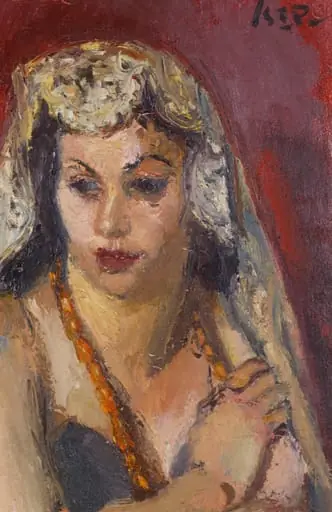 Portret de spaniolă, by Iosif Iser