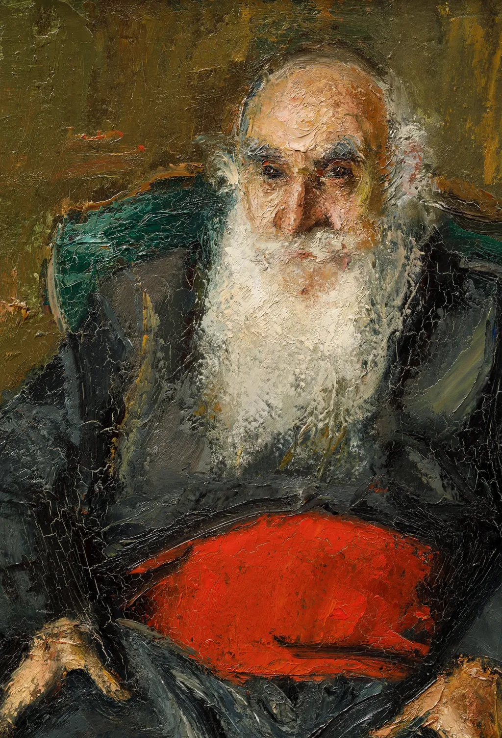 Portretul Academicianului Gala Galaction, by Iosif Iser, unspecified, 1943