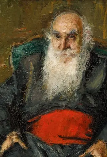 Portretul Academicianului Gala Galaction, by Iosif Iser