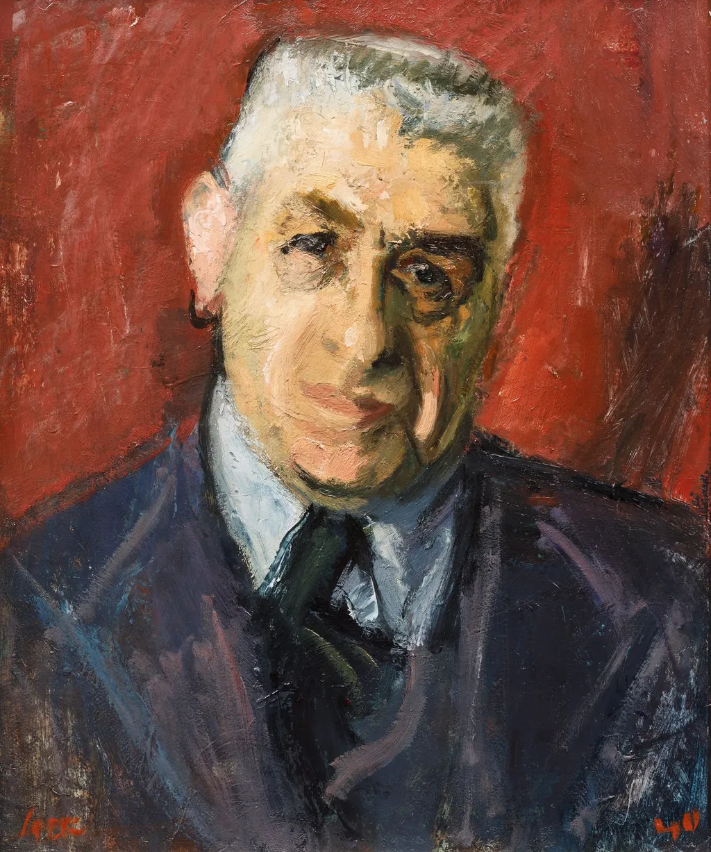 Portretul colecționarului Lasersohn, by Iosif Iser, 1940