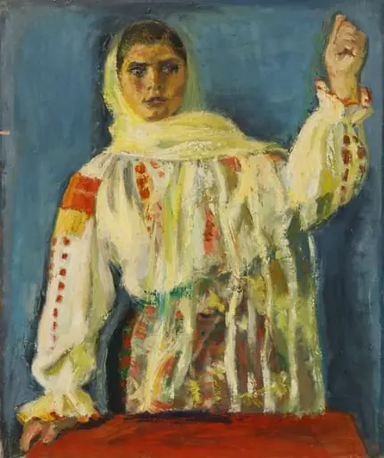 Țărancă agitatoare, by Iosif Iser