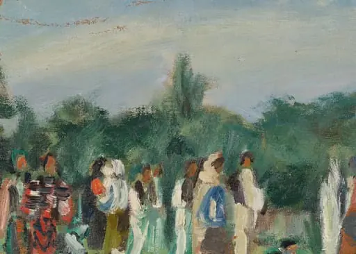 Țărani - fragment, by Iosif Iser