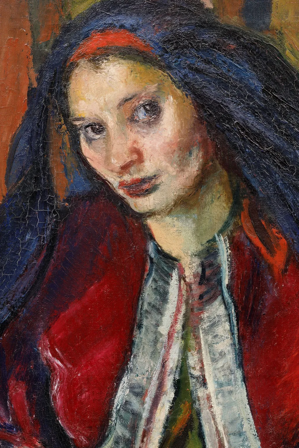 Tătăroaică cu mărgele, by Iosif Iser, unspecified, 1941