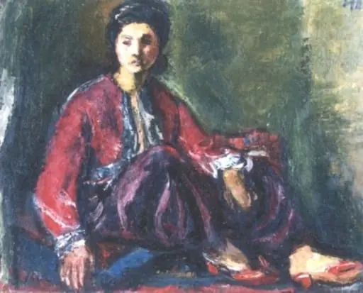 Tătăroaică pe gânduri, by Iosif Iser, 1929