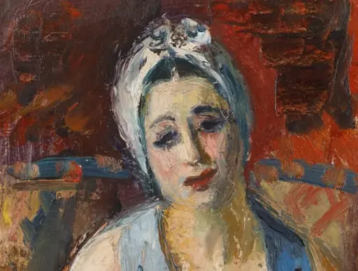 Turcoaică cântând la cobză, by Iosif Iser