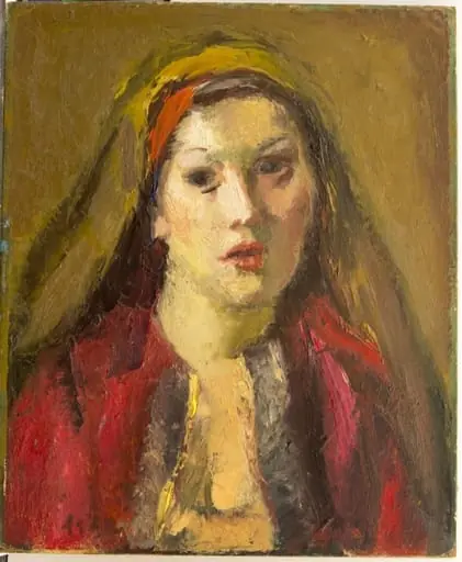 Turcoaică cu ilic roșu, by Iosif Iser