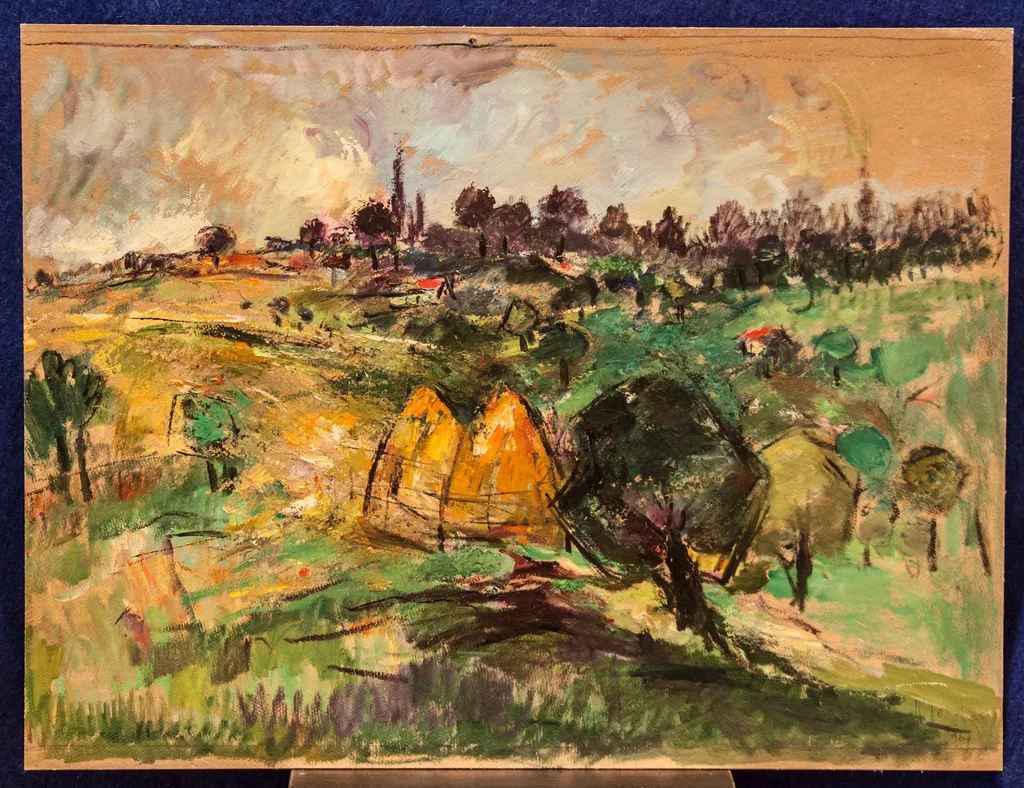 Peisaj din Câmpulung, by Iosif Rosenblut, unspecified