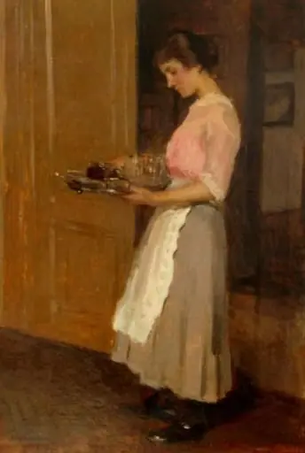 Femeie de serviciu, by Ipolit Strâmbu(lescu)