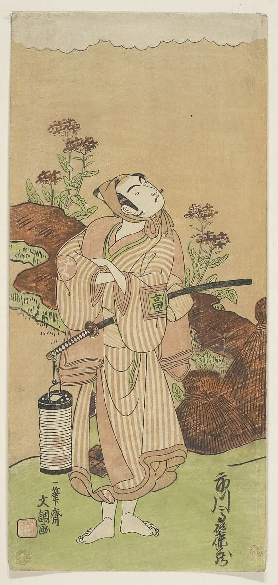 Untitled, by Ippitsusai Bunchō, ink, 1770