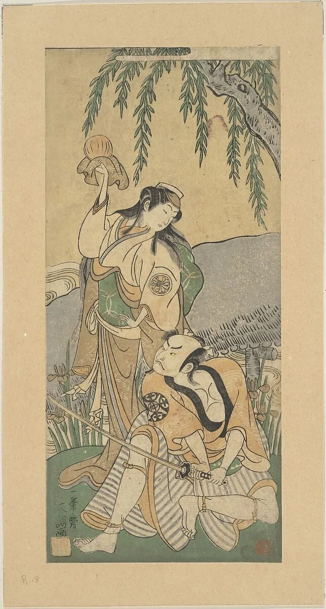 Untitled, by Ippitsusai Bunchō, ink, 1769
