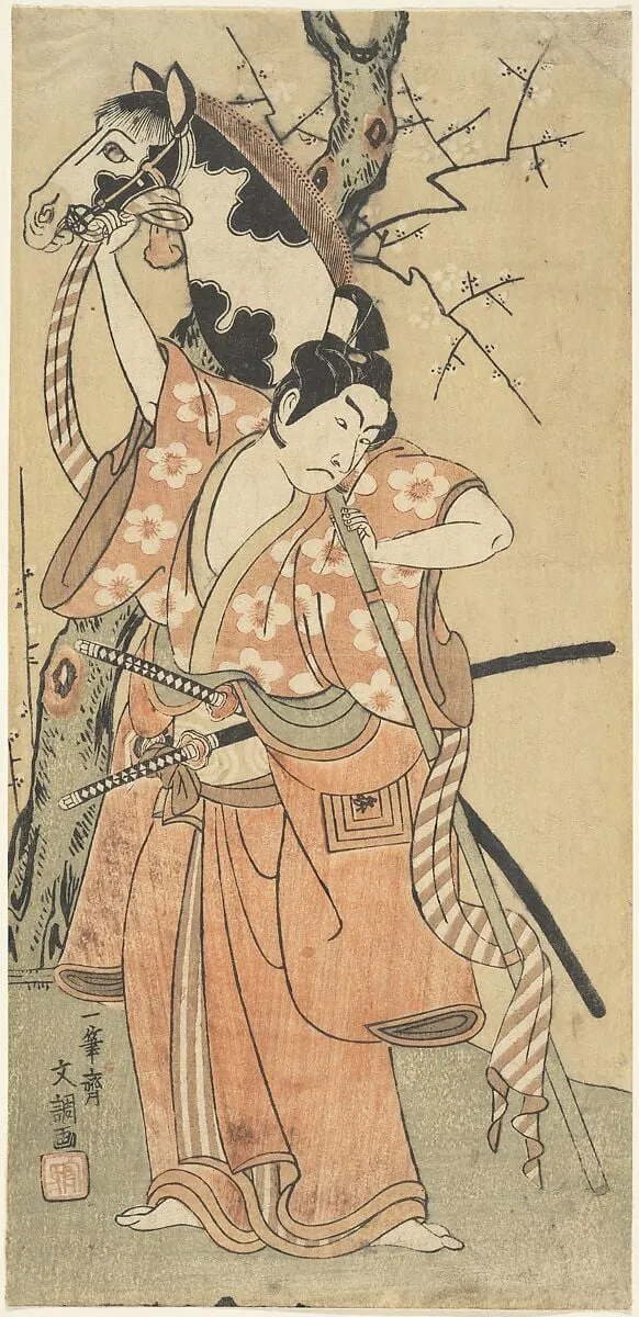 Untitled, by Ippitsusai Bunchō, ink, 1742
