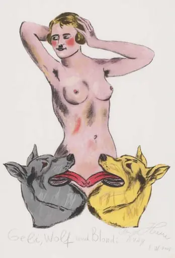 Geli, Wolf und Blondi, by Ira Waldron