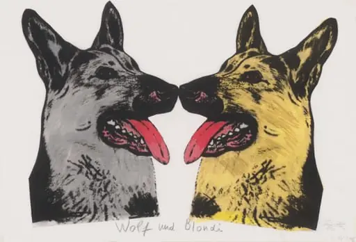 Wolf und Blondi, by Ira Waldron