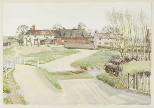 The Ford, Braughing, by Irene Hawkins
