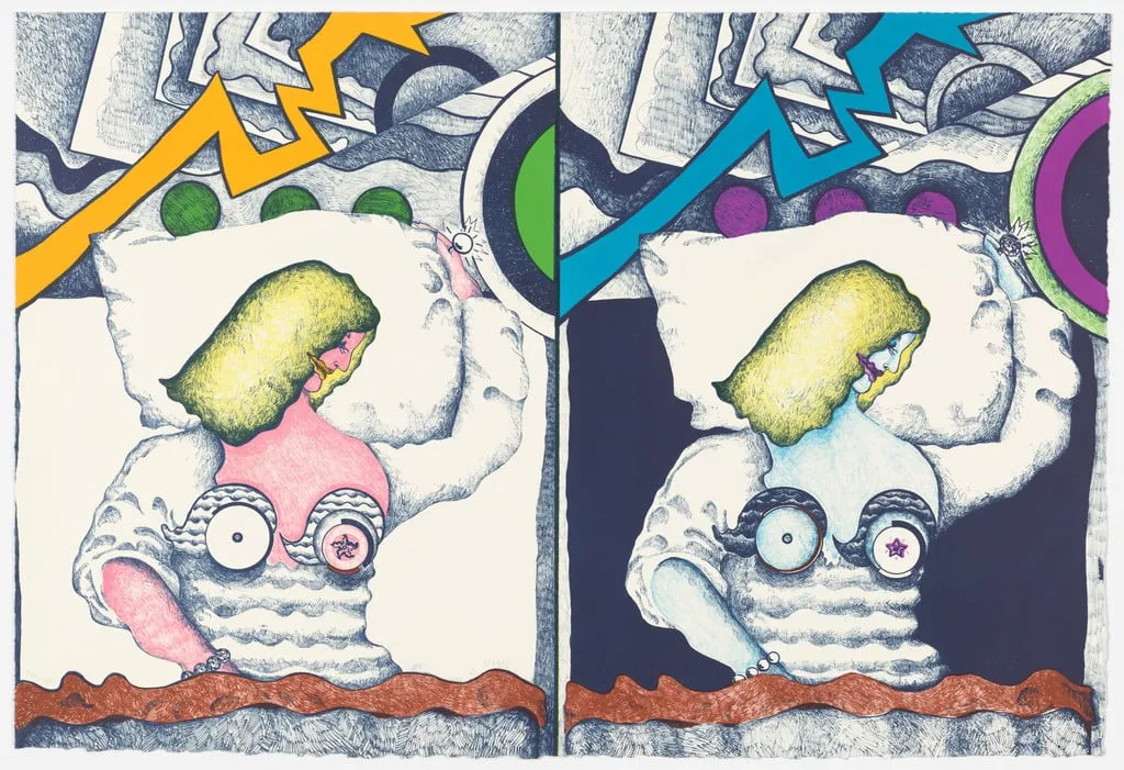 Untitled, by Irene Siegel, ink, 1967