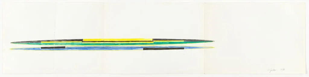 Untitled, by Isa Genzken, watercolor, 1983