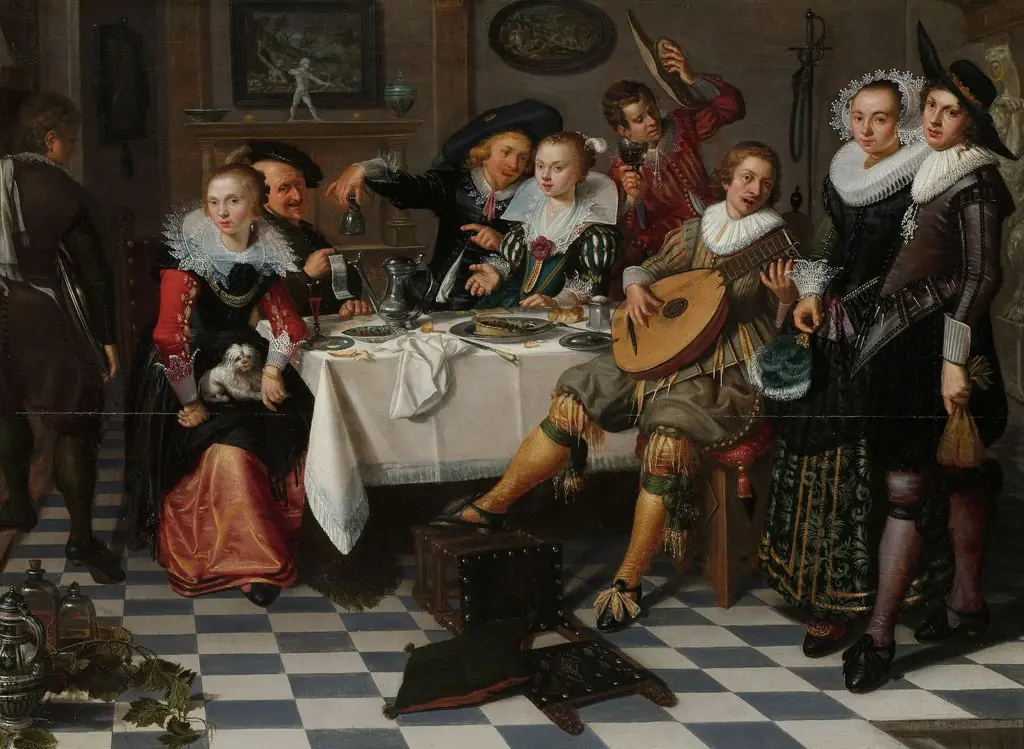 Merry Company, by Isaac Elias