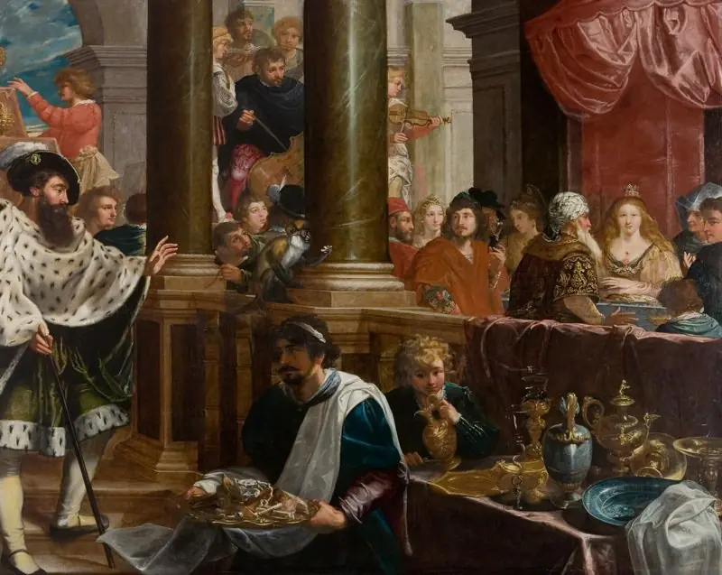 A Feast, by Isaac Isaacsz