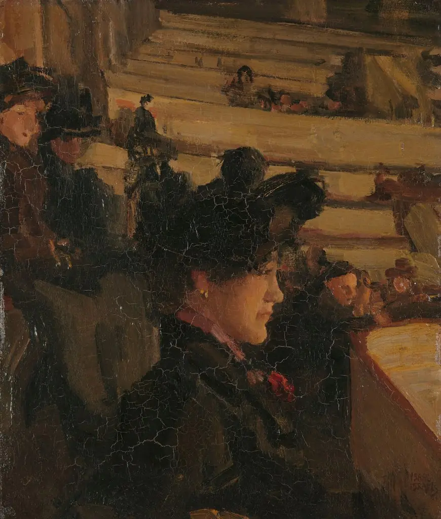 At the Theatre, by Isaac Israëls