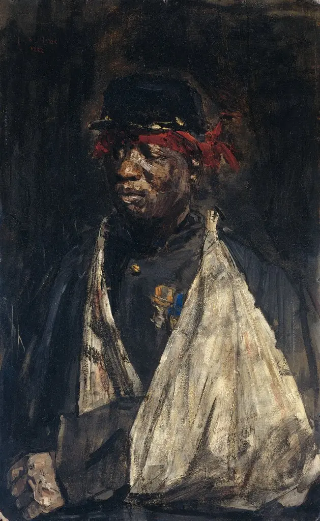 Portrait of a Wounded KNIL Soldier