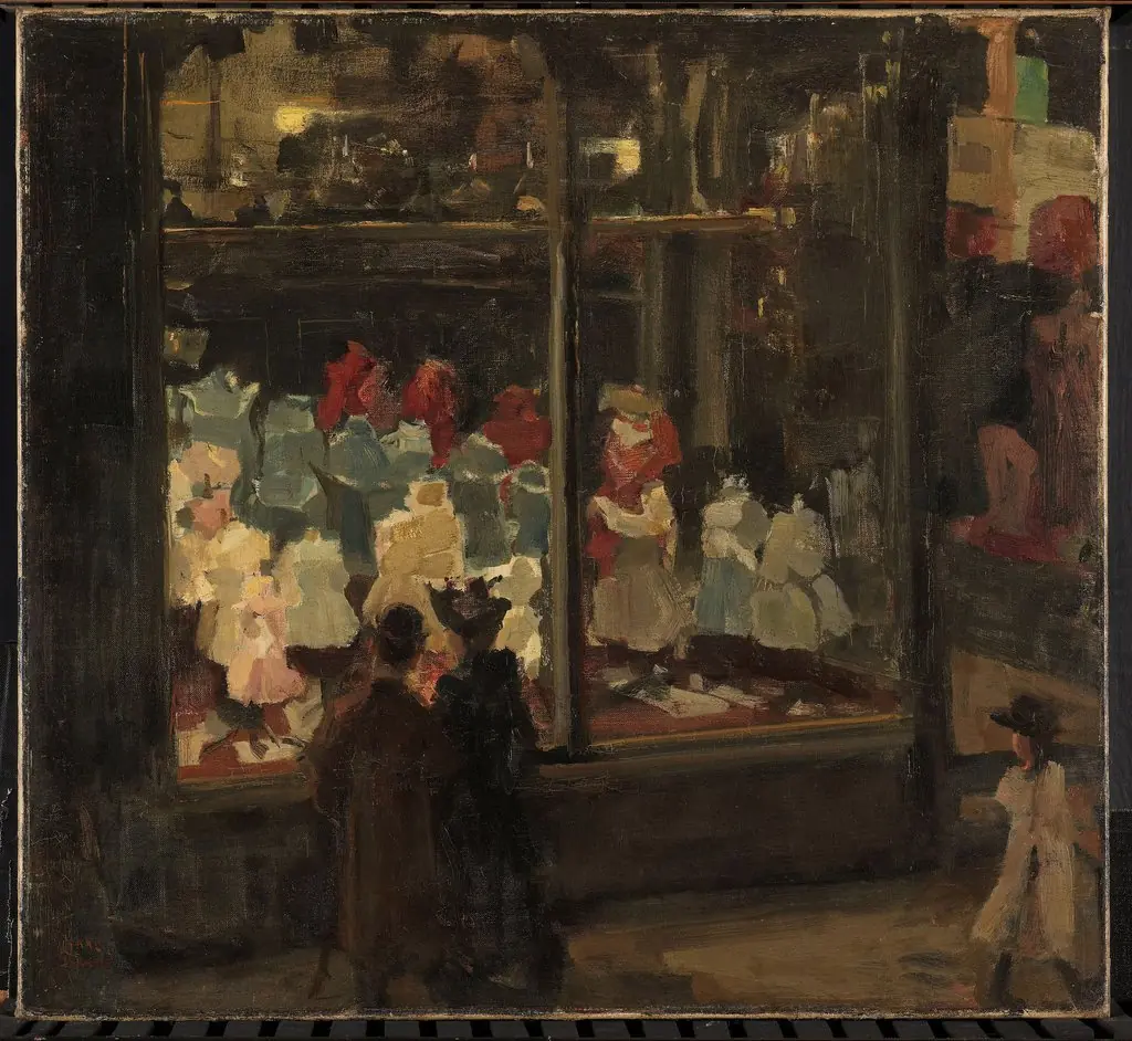 Shop Window, by Isaac Israëls