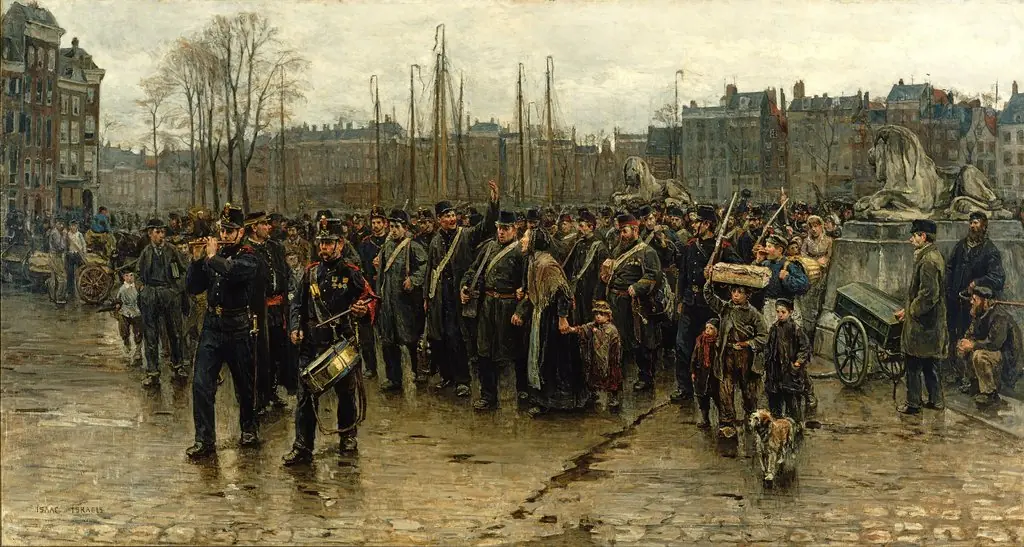 Transport of colonial soldiers, by Isaac Israëls