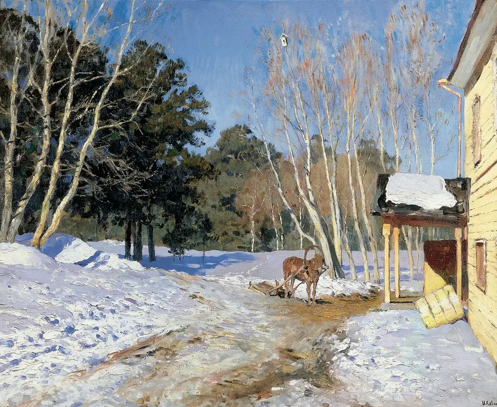 March, by Isaac Levitan