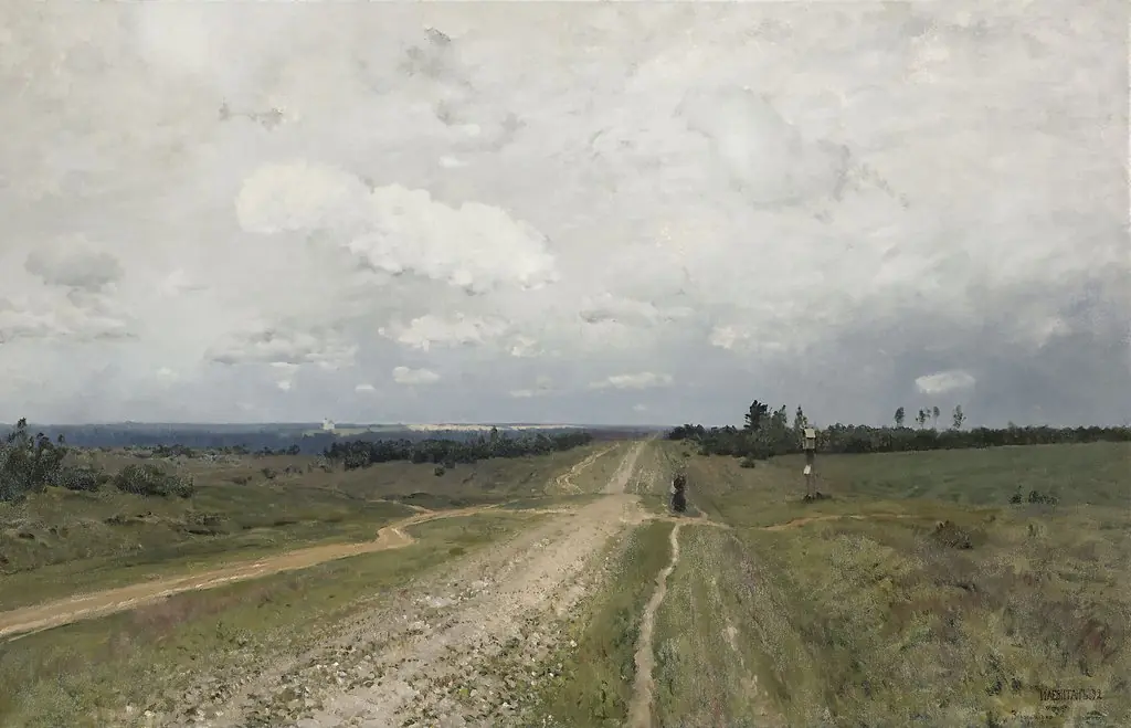 The Vladimirka, by Isaac Levitan