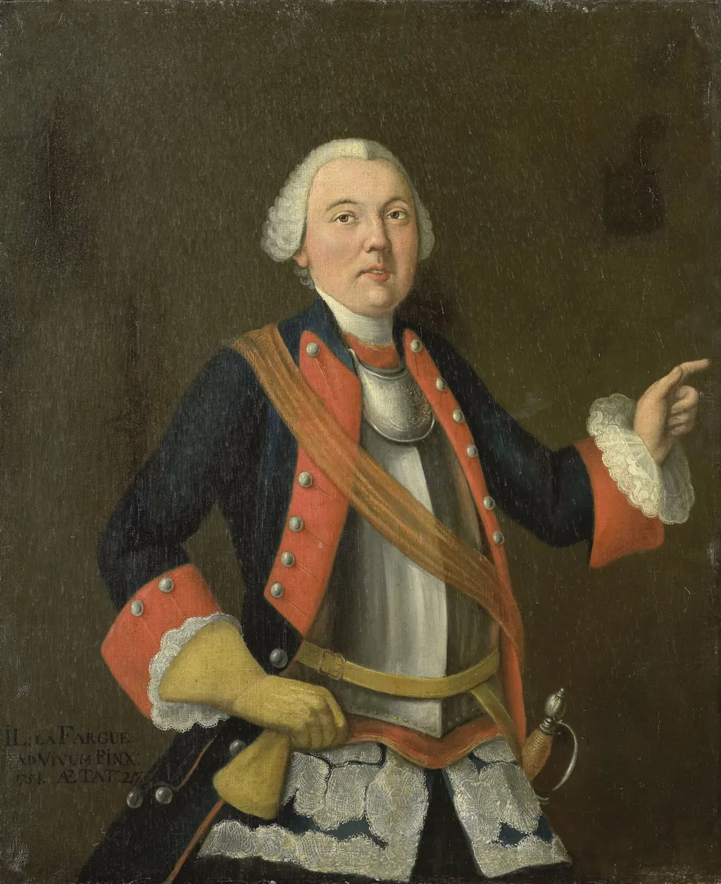 Jan Hendrik van Rijswijk (b 1717), by Isaac Lodewijk la Fargue van Nieuwland, unspecified, 1754