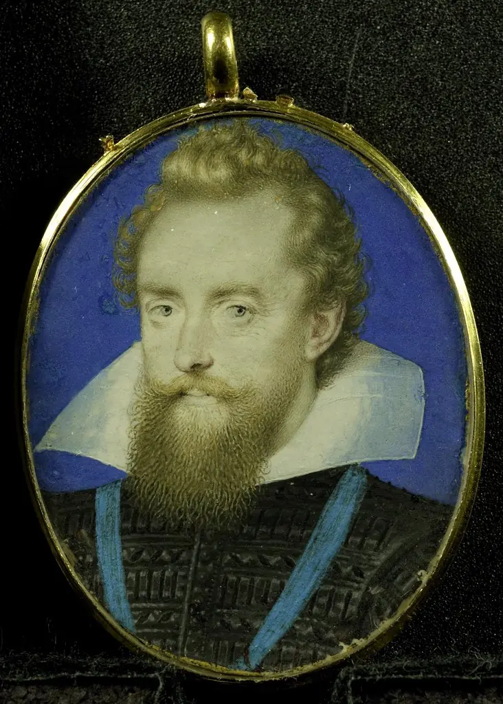 Ludovic Stuart (1574-1623/1624), eerste hertog van Richmond en tweede hertog van Lennox of Thomas Howard (1561-1628), graaf van Suffolk, by Isaac Oliver