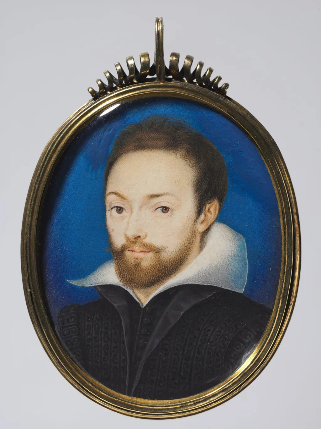 Portrait of a Man, by Isaac Oliver, unspecified, 1615