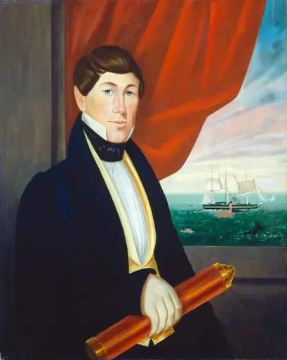 Connecticut Sea Captain, by Isaac Sheffield